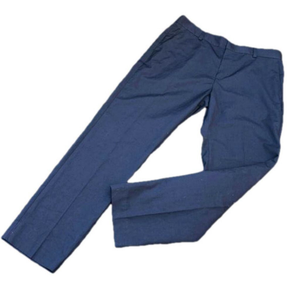 H&M black dress pants 32R skinny fit men's career office attire work lightweight